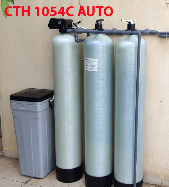 Thiết bị xử lý nước sinh hoạt đầu nguồn CTH 1054C auto lắp ban công